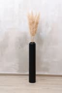 VIVANNO Bodenvase DIRETO Säule Schwarz Matt Fiberglas Bild 2