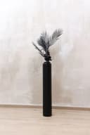VIVANNO Bodenvase DIRETO Säule Schwarz Matt Fiberglas Bild 3