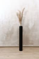 VIVANNO Bodenvase DIRETO Säule Schwarz Matt Fiberglas Bild 2