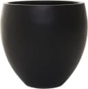 VIVANNO Blumentopf PLUTO Rund Anthrazit Matt Fiberglas Bild 2