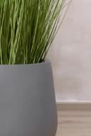 VIVANNO Blumentopf GIRAR Rund Betongrau Fiberglas Bild 4