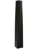 VIVANNO Bodenvase Kerzenständer Schwarz Matt Fiberglas HYDRON Bild 2