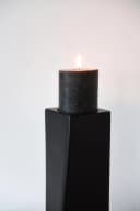 VIVANNO Bodenvase Kerzenständer Schwarz Matt Fiberglas HYDRON Bild 4