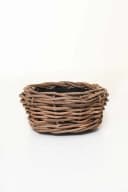 VIVANNO Pflanzkorb BOJO Rund Natur Rattan Bild 5