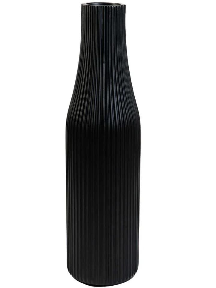 VIVANNO Bodenvase VERTIGO Säule Skandischwarz Matt Fiberglas - Bild 2