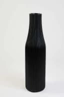 VIVANNO Bodenvase VERTIGO Säule Skandischwarz Matt Fiberglas Bild 5