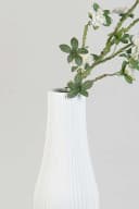 VIVANNO Bodenvase VERTIGO Säule Skandiweiß Matt Fiberglas Bild 4