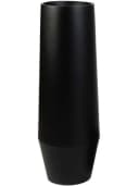 VIVANNO Bodenvase Fiberglas BERBELO Schwarz Matt Bild 2