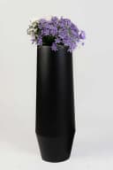 VIVANNO Bodenvase Fiberglas BERBELO Schwarz Matt Bild 5