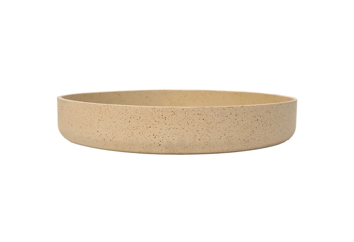 VIVANNO Pflanzschale Fiberglas Arbanebeige Matt Mit Muster - Bild 2