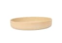 VIVANNO Pflanzschale Fiberglas 30x5 cm Creme Matt Mit Muster Bild 2