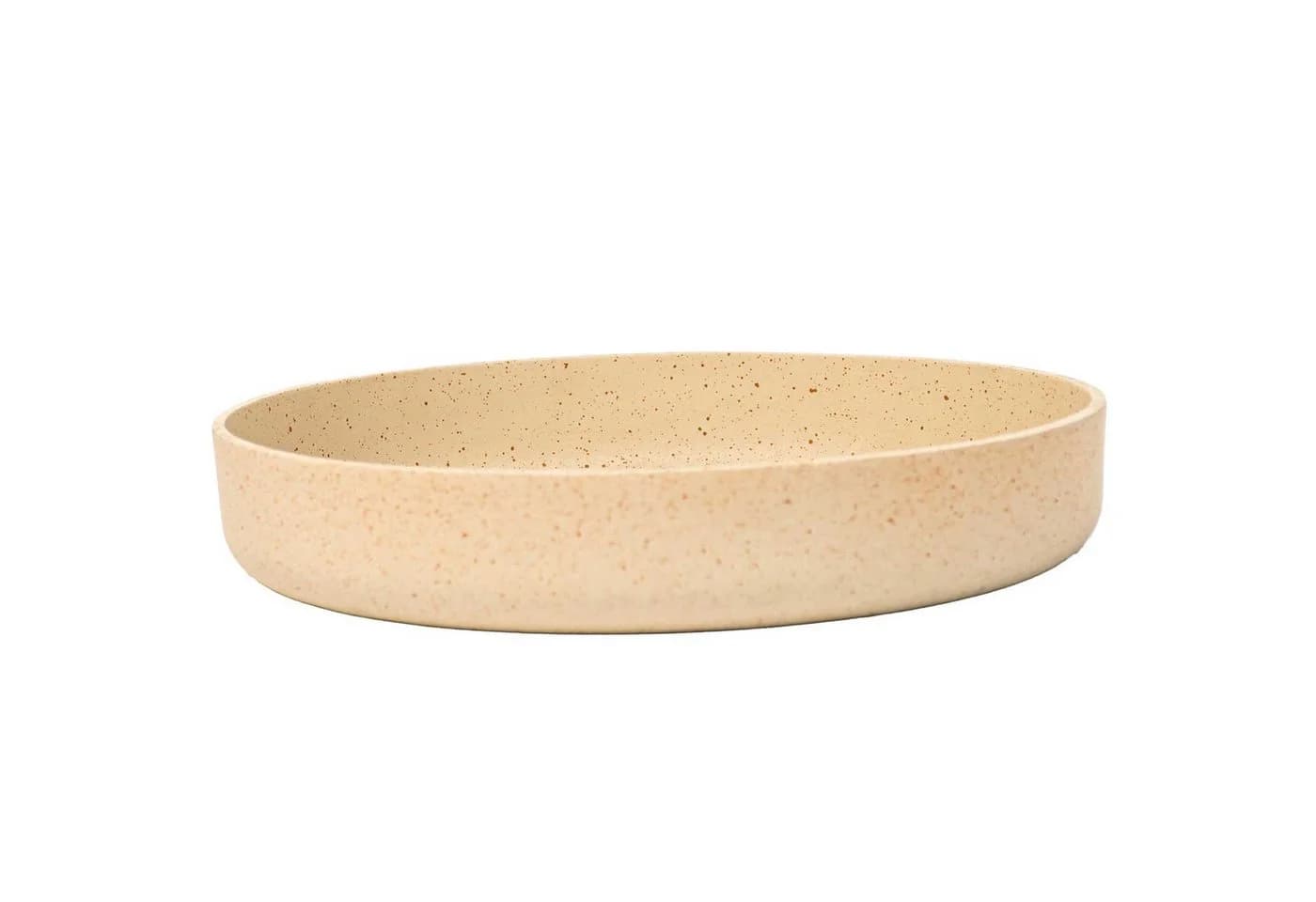 VIVANNO Pflanzschale Fiberglas 30x5 cm Creme Matt Mit Muster - Bild 2