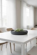 VIVANNO Pflanzschale Fiberglas ORYVEN Schale Anthrazit Matt Bild 4