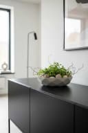 VIVANNO Pflanzschale CAVERO Grau Fiberglas Betonoptik Bild 4