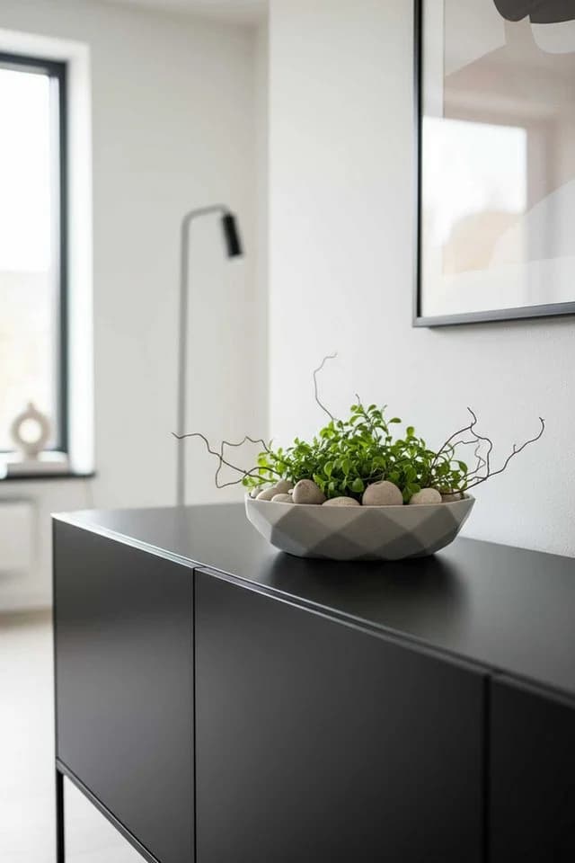 VIVANNO Pflanzschale CAVERO Grau Fiberglas Betonoptik - Bild 4