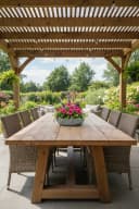 VIVANNO Pflanzschale CAVERO Grau Fiberglas Betonoptik Bild 5