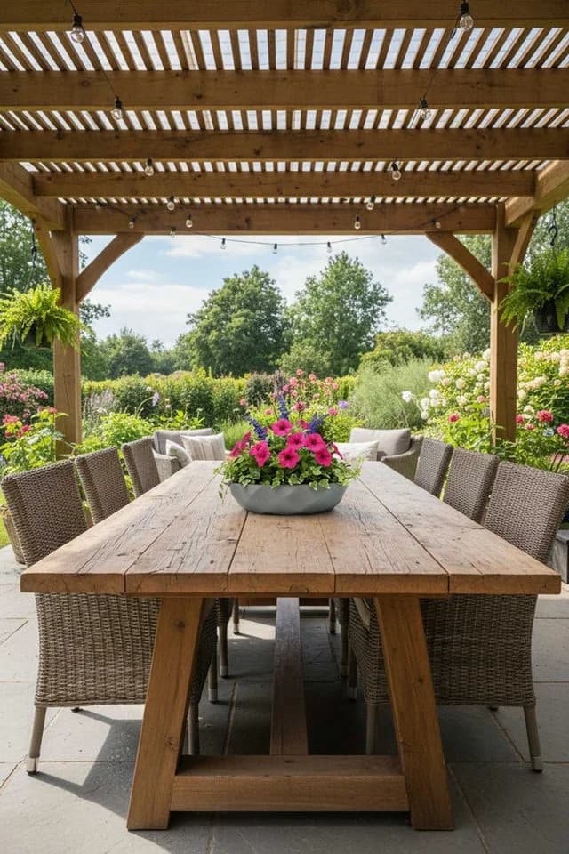 VIVANNO Pflanzschale CAVERO Grau Fiberglas Betonoptik - Bild 5