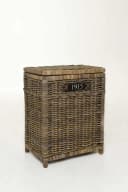 VIVANNO Wäschekorb Rattan CESTO mit Deckel und Inlay Bild 3