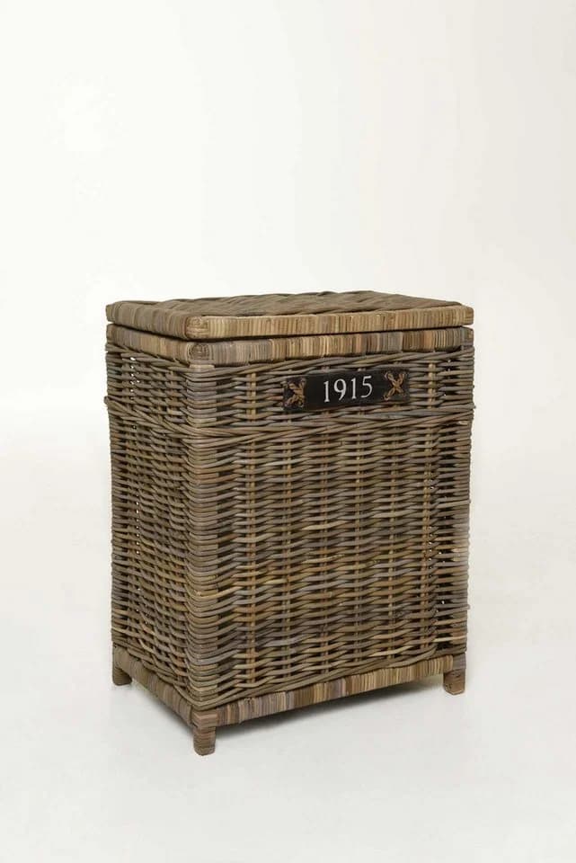 VIVANNO Wäschekorb Rattan CESTO mit Deckel und Inlay - Bild 3