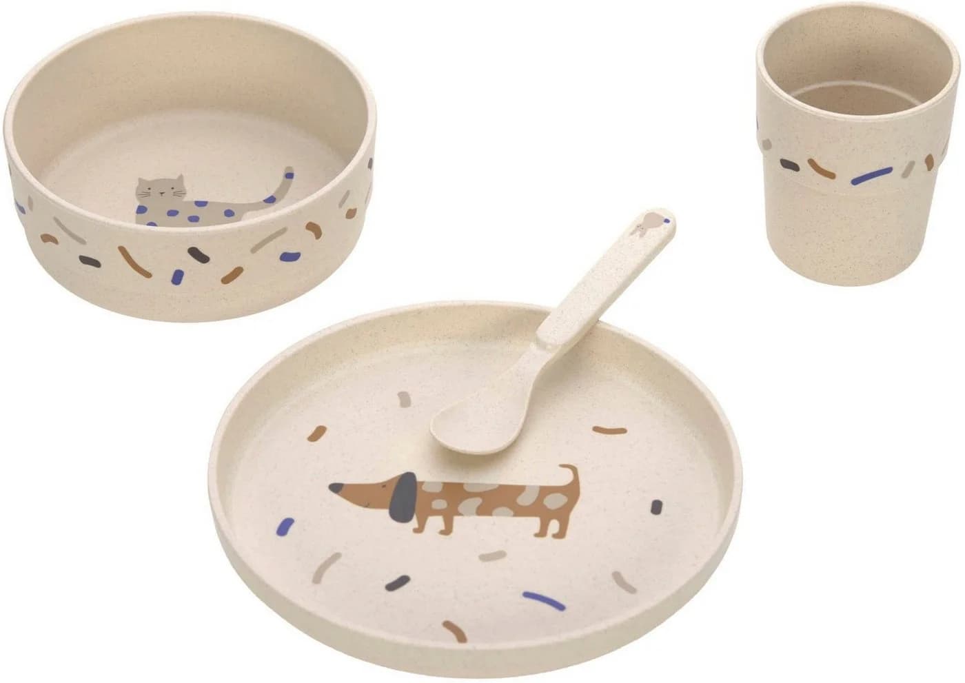 Lässig Dish Set PP/Cellulose Little Mateys royal blue - Bild 2