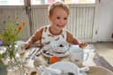 LÄSSIG Kindergeschirr-Set Little Mateys royal blau Porzellan Bild 5