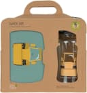 LÄSSIG Lunchbox Tiny Drivers Excavator Grün mit Trinkflasche Bild 1
