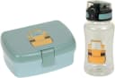 LÄSSIG Lunchbox Tiny Drivers Excavator Grün mit Trinkflasche Bild 2