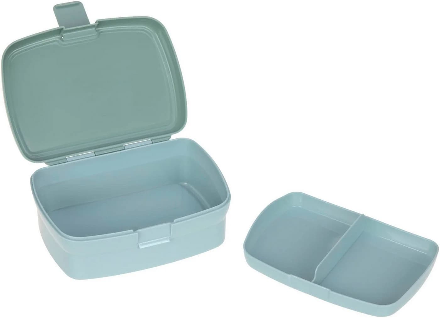 LÄSSIG Lunchbox Tiny Drivers Excavator Grün mit Trinkflasche - Bild 5