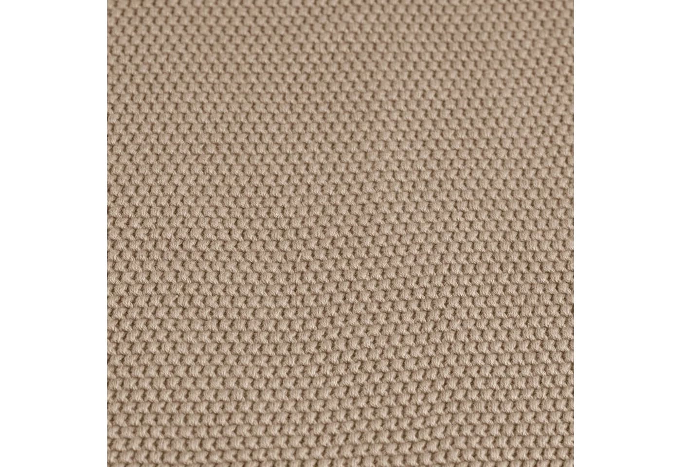 LÄSSIG Einschlagdecke Taupe Baumwolle mit Kapuze - Bild 3