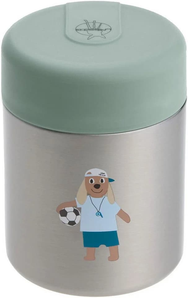LÄSSIG Thermobehälter Tiny Team Dog Baby Grün 315 ml