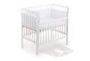FabiMax Beistellbett Flex 90x55 Weiß Buchenholz Bild 2
