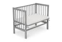 FabiMax Beistellbett Basic Plus grau mit Matratze Bild 2