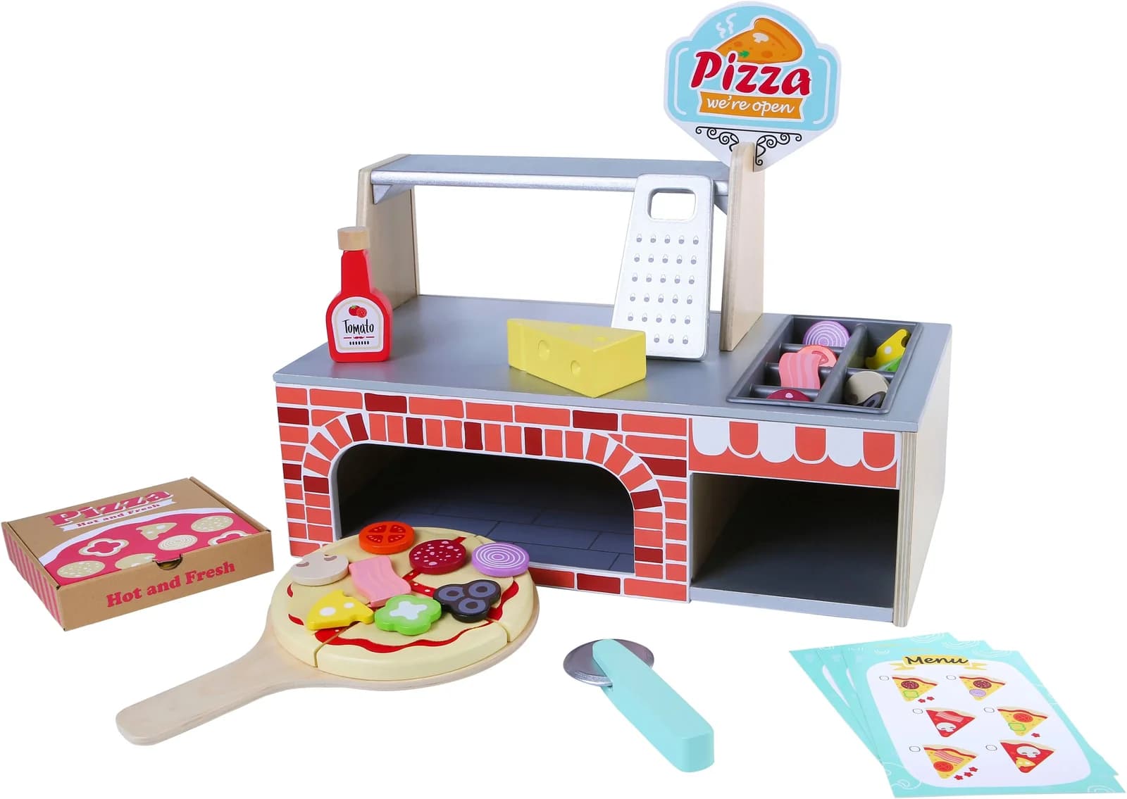 CHIC2000 Kaufladen Pizza-Shop Bunt