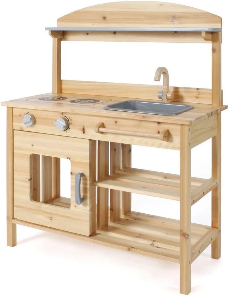 Bayer Chic 2000 Outdoor-Spielküche CHIC2000 Natur Holz mit Sound