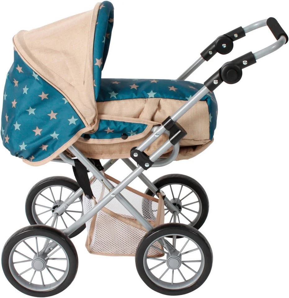 CHIC2000 Kombi-Puppenwagen Leni Beige mit Tragetasche