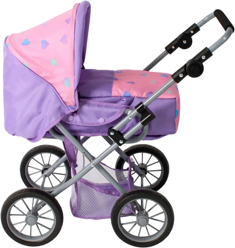 CHIC2000 Kombi-Puppenwagen Leni Violett 3-in-1