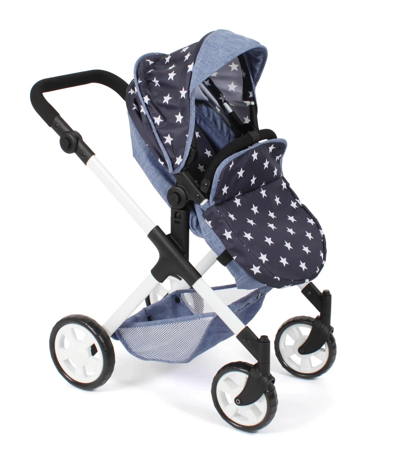 Bayer Chic 2000 Kombi-Puppenwagen Mila 2-in-1 Dunkelblau
