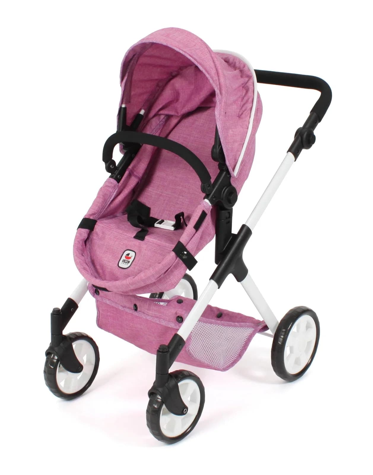 Bayer Chic 2000 Kombi-Puppenwagen Mila Rosa 2-in-1