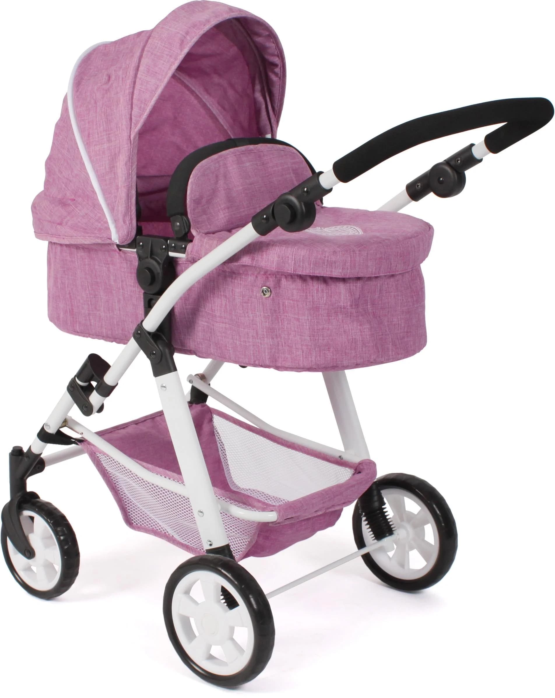 CHIC2000 Kombi-Puppenwagen Nele Jeans Pink