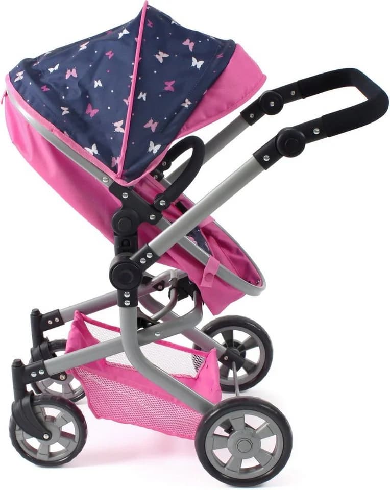 CHIC2000 Kombi-Puppenwagen Mika Butterfly Rosa - Bild 3