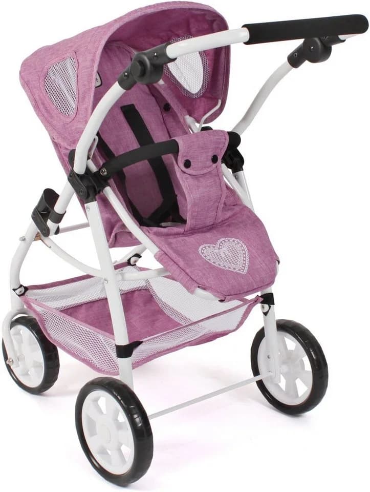 CHIC2000 Kombi-Puppenwagen Emotion All In 3in1 Jeans Pink - Bild 5
