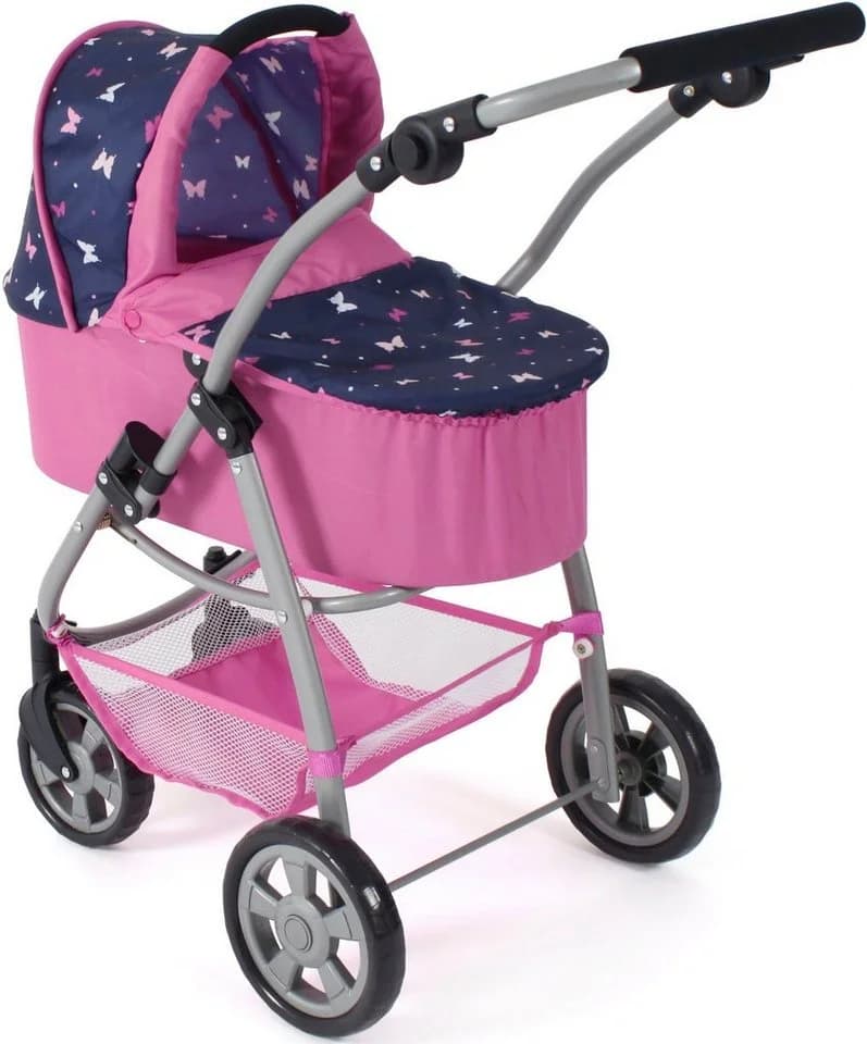 CHIC2000 Kombi-Puppenwagen Emotion 2.0 Butterfly Rosa
