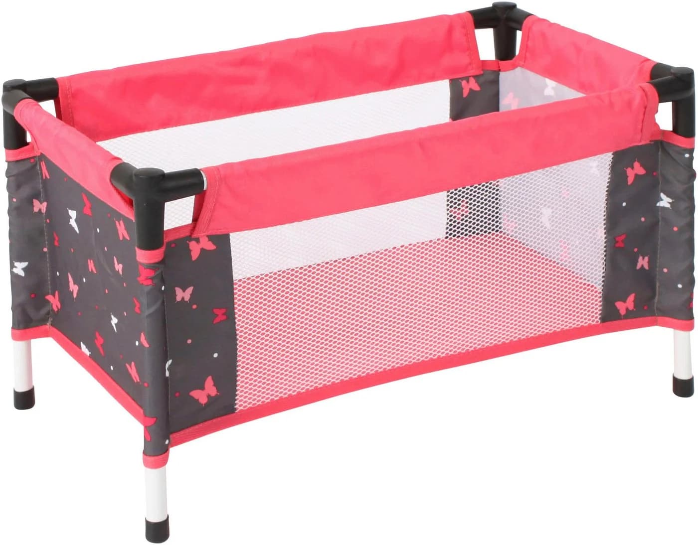 CHIC2000 Puppenbett Puppen-Reisebett mit Stoff-Tragetasche