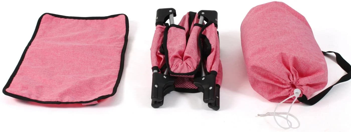 CHIC2000 Puppenbett Deluxe Melange Pink mit Tragetasche - Bild 4