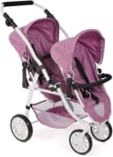 CHIC2000 Puppen-Zwillingsbuggy Vario Jeans Pink Bild 2