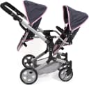 CHIC2000 Puppen-Zwillingsbuggy Linus Duo mit zwei abnehmbaren Sportsitzen Bild 3