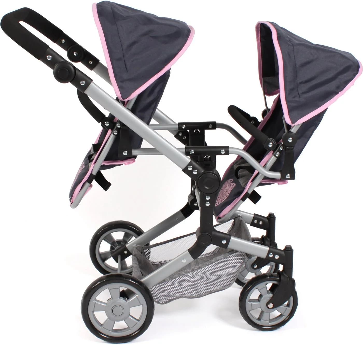 CHIC2000 Puppen-Zwillingsbuggy Linus Duo mit zwei abnehmbaren Sportsitzen - Bild 3