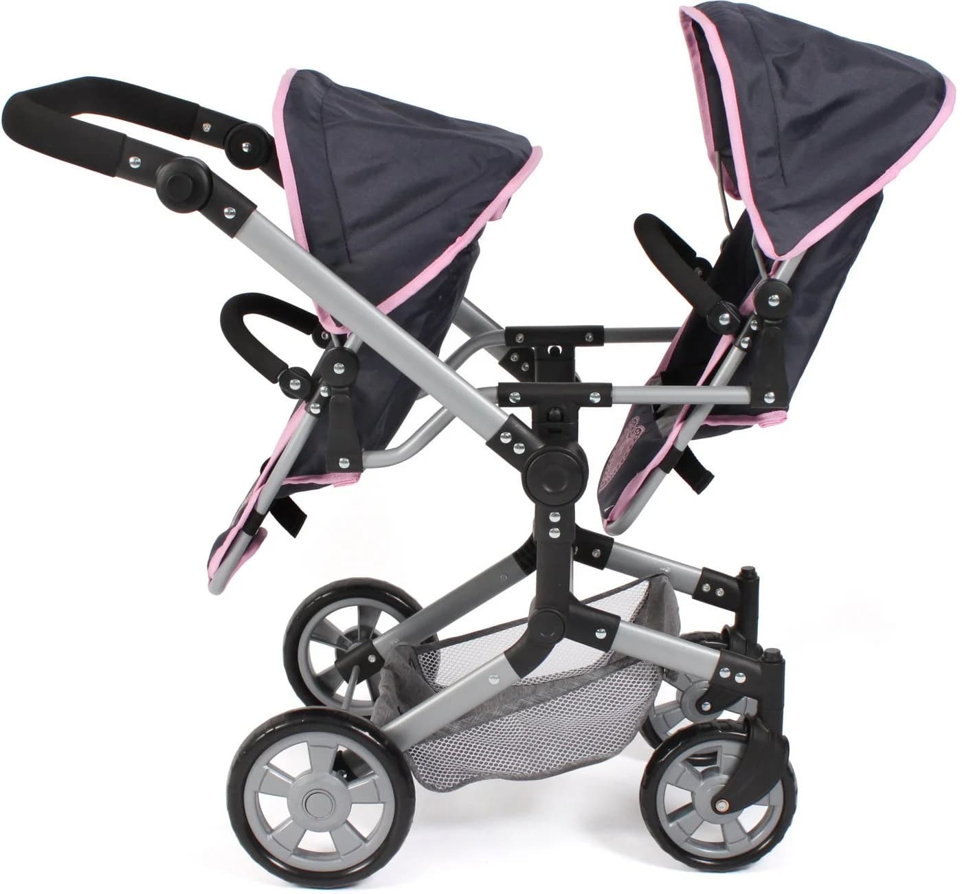 CHIC2000 Puppen-Zwillingsbuggy Linus Duo mit zwei abnehmbaren Sportsitzen - Bild 4