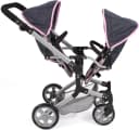 CHIC2000 Puppen-Zwillingsbuggy Linus Duo mit zwei abnehmbaren Sportsitzen Bild 5