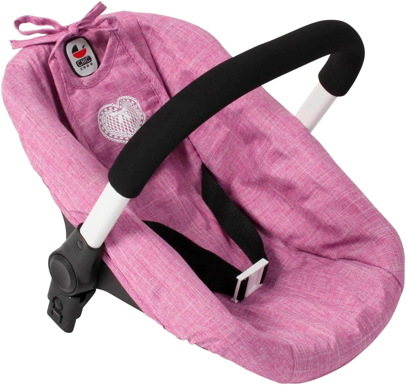 Bayer Chic 2000 Puppenautositz mit Adapter pink